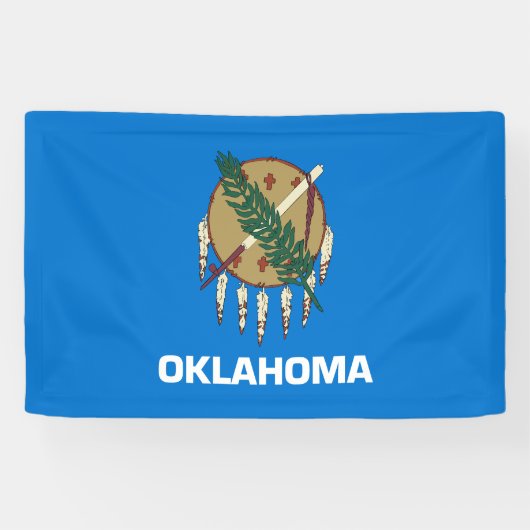 Banderoles Drapeau d'État de l'Oklahoma (Horizontal)