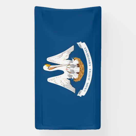 Banderoles Drapeau d'État de Louisiane (Verticale)
