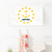 Banderoles Drapeau d'État de Rhode Island (En situation)