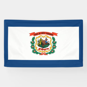 Banderoles Drapeau d'État de Virginie-Occidentale