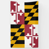 Banderoles Drapeau d'État du Maryland (Vertical)