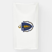 Banderoles Drapeau d'État du Massachusetts (Verticale)