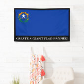 Banderoles Drapeau d'état du Nevada (En situation)