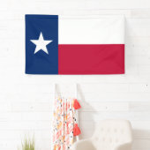 Banderoles Drapeau d'état du Texas - couleur authentique de (En situation)