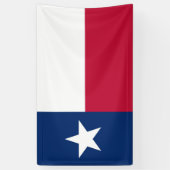 Banderoles Drapeau d'état du Texas - couleur authentique de (Vertical)