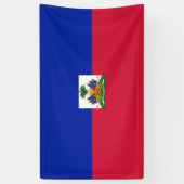 Banderoles Drapeau d'Haïti (Vertical)