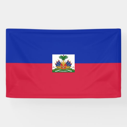 Banderoles Drapeau d'Haïti (Horizontal)