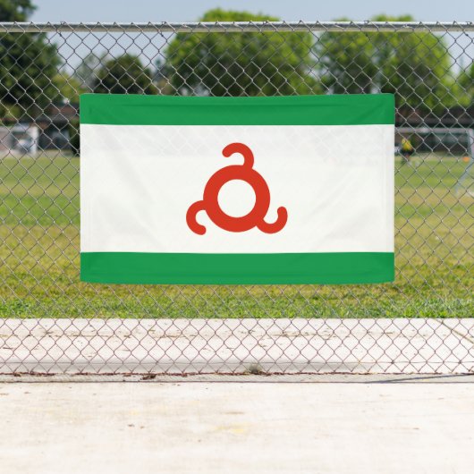 Banderoles Drapeau d'Ingouchie (En situation)