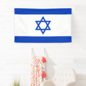Banderoles Drapeau d'Israël (En situation)