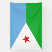Banderoles Drapeau Djibouti (Verticale)