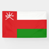 Banderoles Drapeau d'Oman (Horizontal)