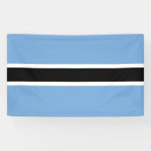 Banderoles Drapeau du Botswana (Horizontal)