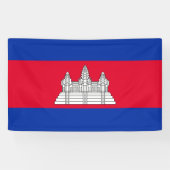 Banderoles Drapeau du Cambodge (Horizontal)