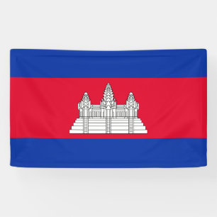 Banderoles Drapeau du Cambodge