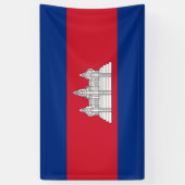 Banderoles drapeau du Cambodge (Vertical)