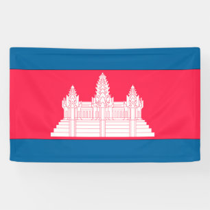 Banderoles Drapeau du Cambodge
