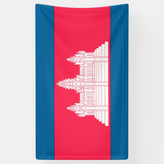 Banderoles Drapeau du Cambodge (Vertical)
