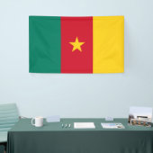 Banderoles Drapeau du Cameroun (Salon professionnel)