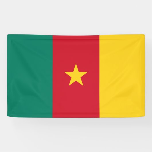 Banderoles Drapeau du Cameroun (Horizontal)