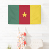 Banderoles drapeau du Cameroun (En situation)