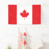 Banderoles Drapeau du Canada (En situation)