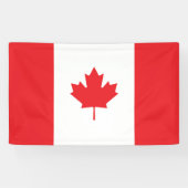 Banderoles Drapeau du Canada (Horizontal)