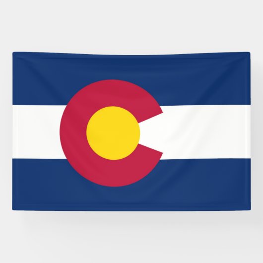 Banderoles Drapeau du Colorado (Horizontal)