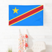 Banderoles drapeau du Congo (En situation)