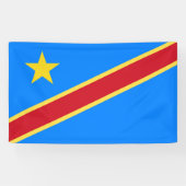 Banderoles drapeau du Congo (Horizontal)