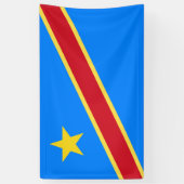 Banderoles drapeau du Congo (Vertical)