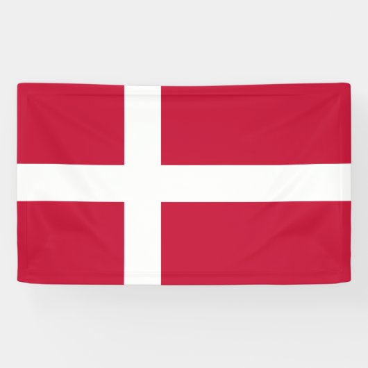 Banderoles Drapeau du Danemark (Horizontal)