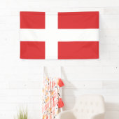 Banderoles Drapeau du Danemark (En situation)