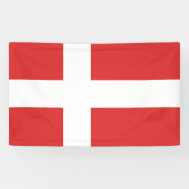 Banderoles Drapeau du Danemark (Horizontal)