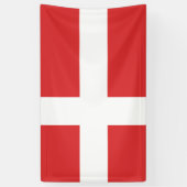Banderoles Drapeau du Danemark (Vertical)