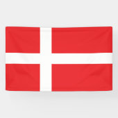 Banderoles Drapeau du Danemark (Horizontal)
