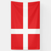 Banderoles Drapeau du Danemark (Vertical)