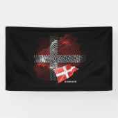 Banderoles Drapeau du Danemark (Horizontal)