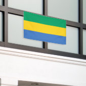 Banderoles Drapeau du Gabon (Bâtiment extérieur)