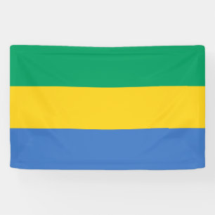 Banderoles Drapeau du Gabon