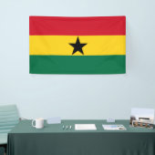 Banderoles Drapeau du Ghana (Salon professionnel)