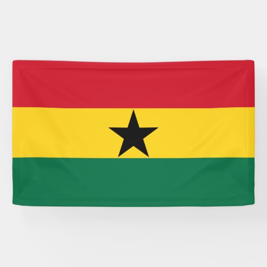 Banderoles Drapeau du Ghana (Horizontal)