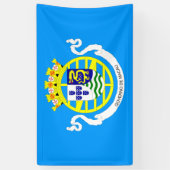 Banderoles Drapeau du Gouvernement portugais de Macao (1976-1 (Vertical)