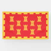 Banderoles Drapeau du Grand Manchester (comté du Royaume-Uni) (Horizontal)