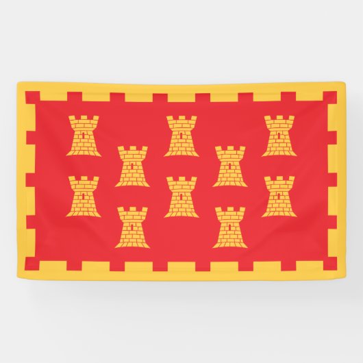 Banderoles Drapeau du Grand Manchester (comté du Royaume-Uni) (Horizontal)