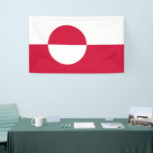 Banderoles Drapeau du Groenland (Salon professionnel)
