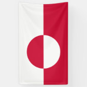 Banderoles Drapeau du Groenland (Vertical)