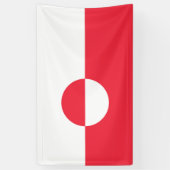 Banderoles Drapeau du Groenland (Vertical)