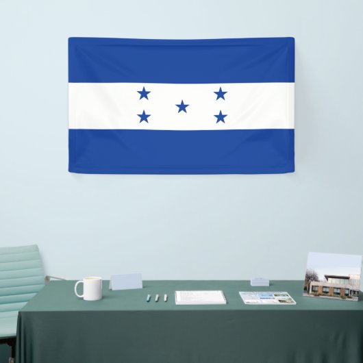 Banderoles Drapeau du Honduras (Salon professionnel)