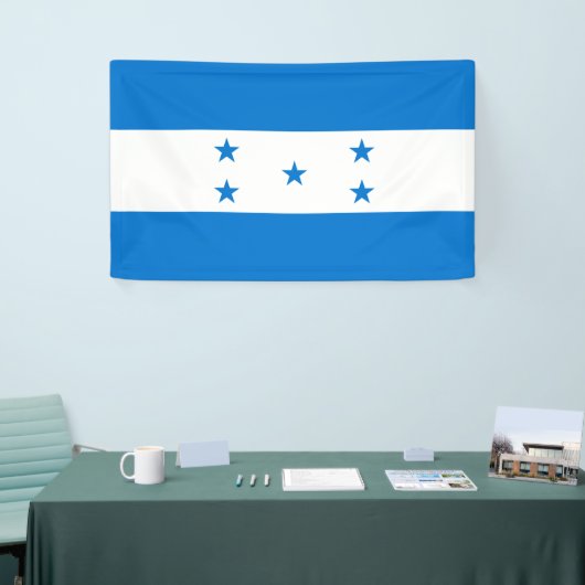 Banderoles Drapeau du Honduras (Salon professionnel)