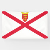 Banderoles Drapeau du Jersey (Horizontal)
